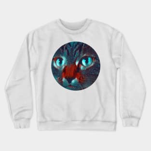 Anxious mycat, revolution for cats Crewneck Sweatshirt